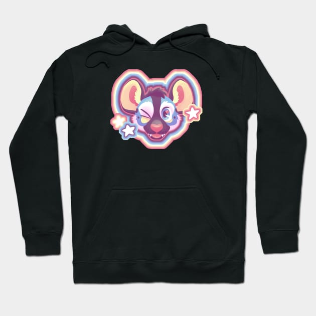 Kawaii Hyena Hoodie by LobitoWorks